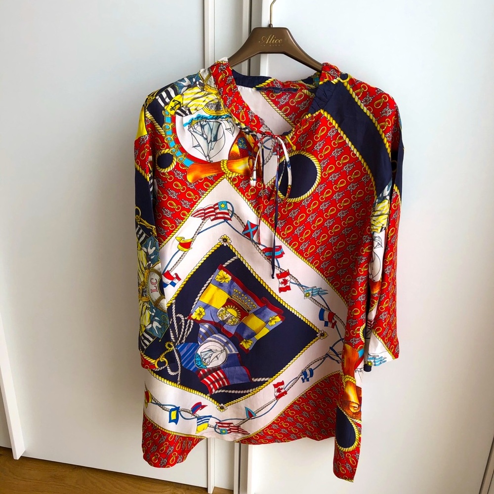 Les Copains Silk Mini Dress